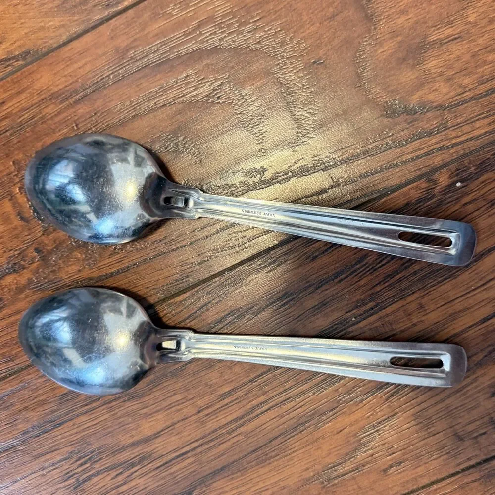 Vintage 1941 Lot of 2 Armco Mess Kit Spoon WW2, Made in Japan US Pat 2231402